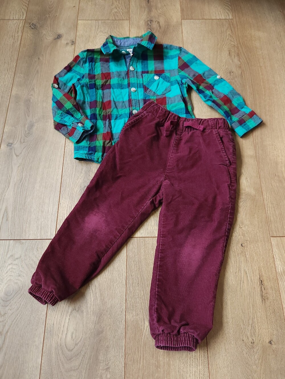 3t Boys Button Up And Lined cords
